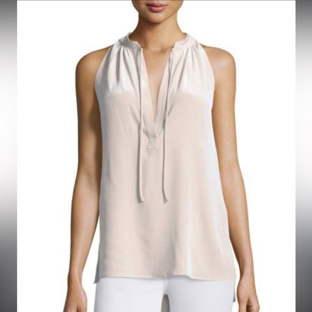 Theory silk pink sleeveless top Small​​​​​​​​